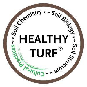cultural practices and turf diagram showing the four components to organic turf care 