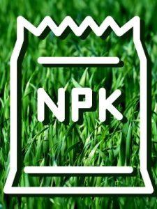 graphic of fertilizer bag with NPK labeled