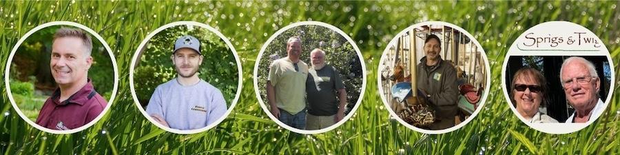 images of 5 PJC Organic landscaper customer interviews